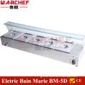 5 Pots Electirc Stainless Steel Hot Bain Marie Food Warmer